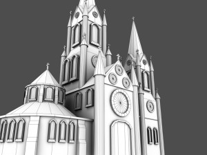 Cathedral Wireframe